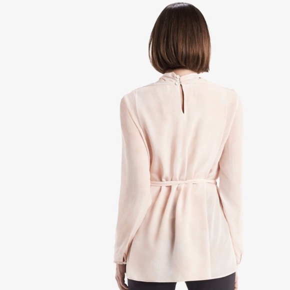 MM.LAFLEUR Marguerite Blush Long Sleeves Top Size Small - Picture 2 of 8
